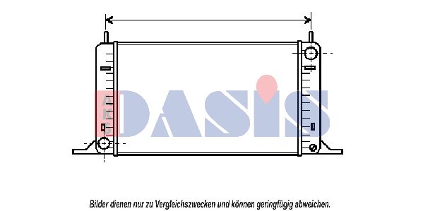 AKS DASIS Radiators, Motora dzesēšanas sistēma 090570N